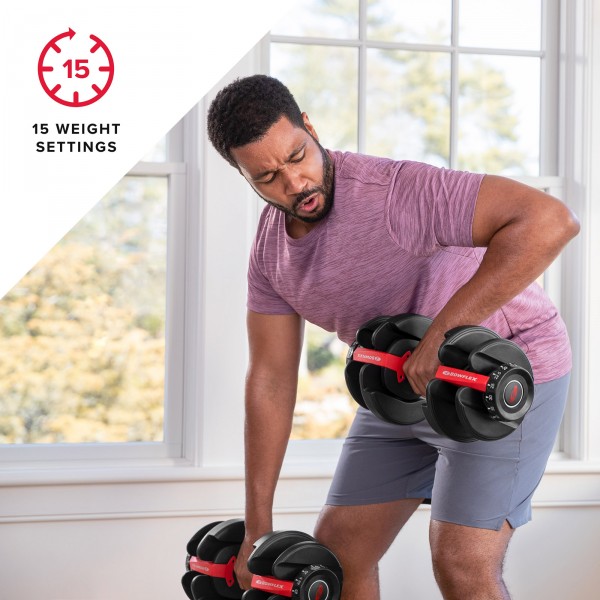 Bowflex 552i Dumbbell - 15 weight settings