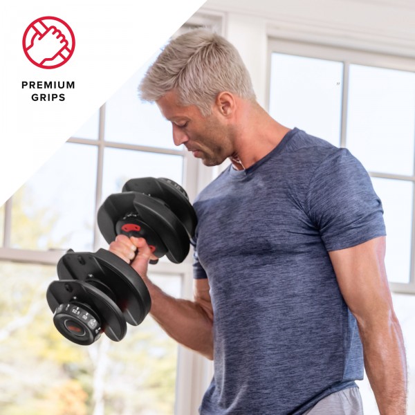 Bowflex 552i Dumbbell - premium grips