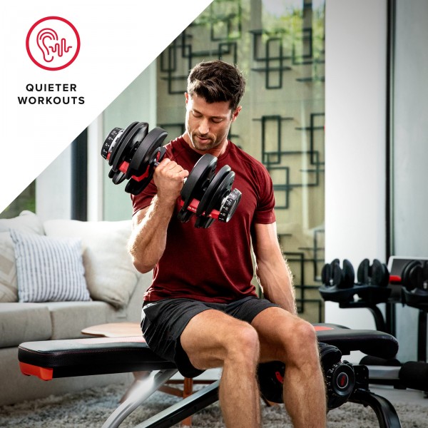 Bowflex 552i Dumbbell - quieter workouts