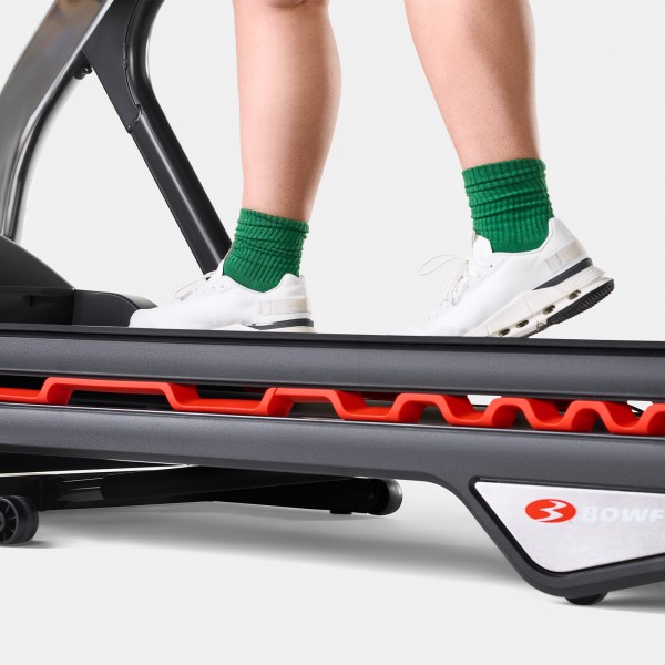 Close-up view of the BowFlex BXT56 Treadmill's deck
