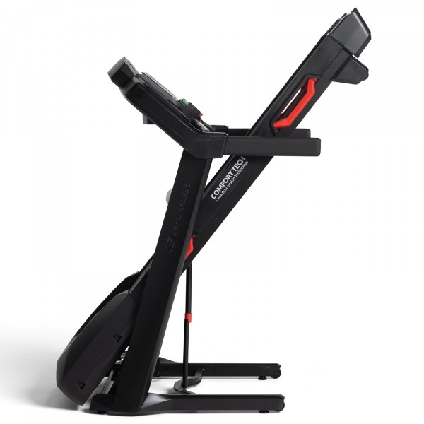 The BowFlex BXT8Ji Treadmill in a folded position