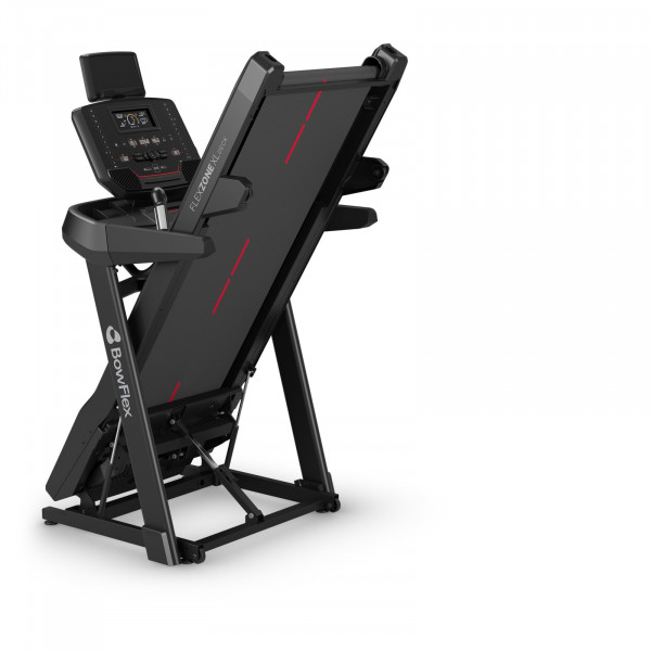 BowFlex T9 treadmill folded - hero view