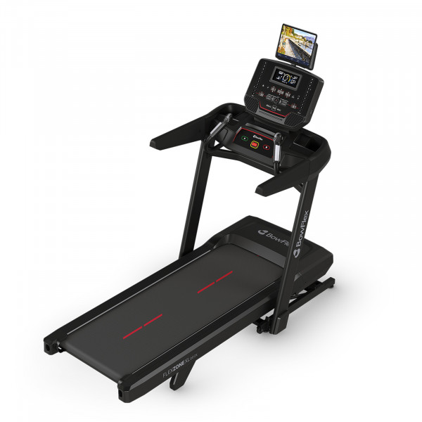 Top right-angled view of the BowFlex T9 Treadmill.
