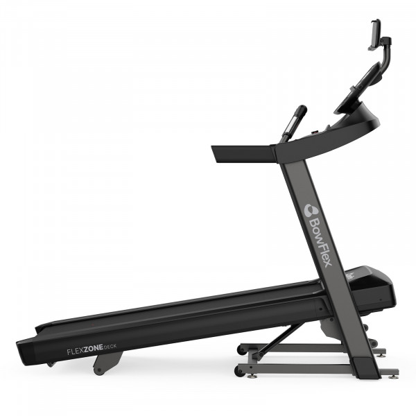 Right-side view of the BowFlex T6 treadmill on an incline