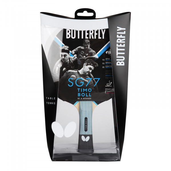 Butterfly Timo Boll SG77 Table Tennis Bat in packaging