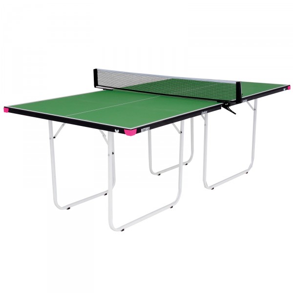 Butterfly Junior Compact Table Tennis Table Set - angled view