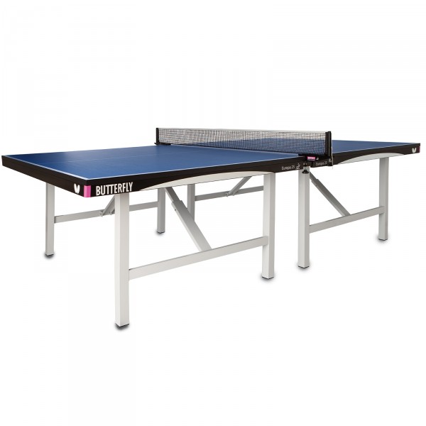 Butterfly Europa 25 Indoor Table Tennis Table Blue - full view
