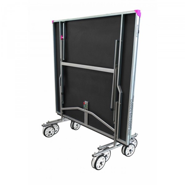 Butterfly Garden Rollaway 4000 Outdoor Table Tennis Table Grey - folded