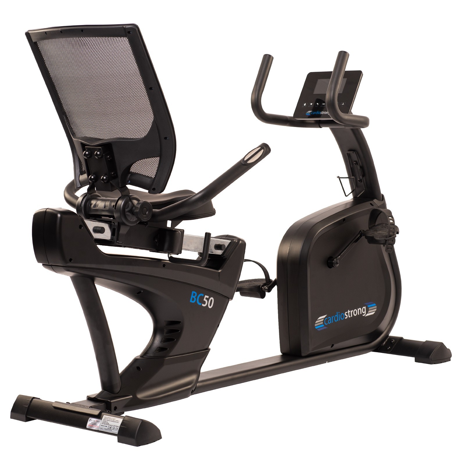 Simple recumbent exercise bike top