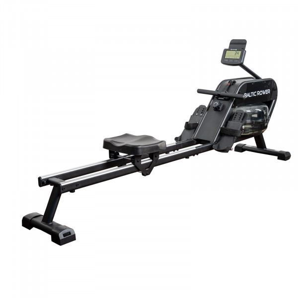 Side view of the cardiostrong Baltic Hybrid Rowing Machine