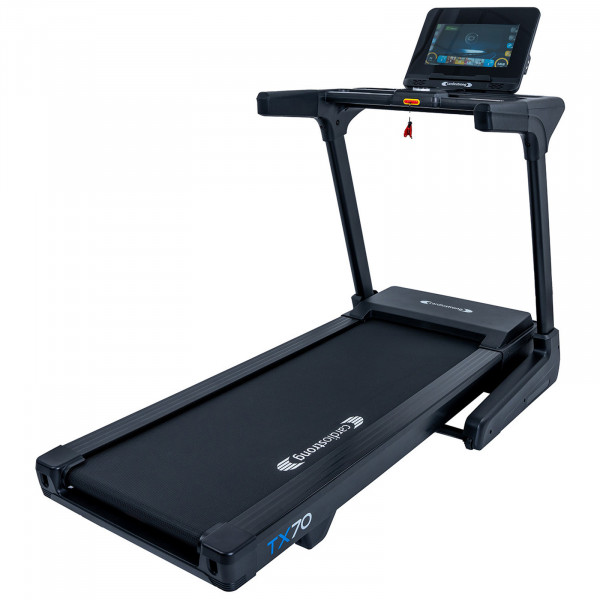 Front right view of the cardiostrong TX70 Treadmill.	