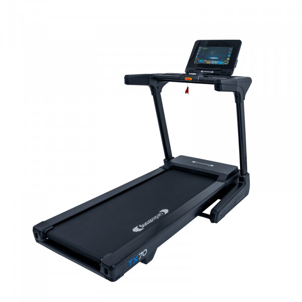 Front right view of the cardiostrong TX70 Treadmill.	