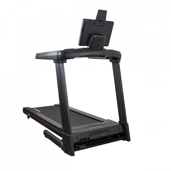 Angled rear view of the cardiostrong TX80 Treadmill