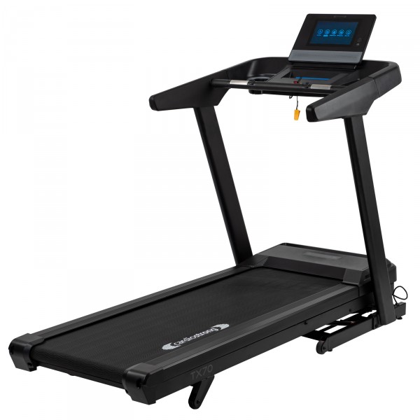 Elevate your runs with the cardiostrong TX70 Folding Treadmill's cutting-edge features.