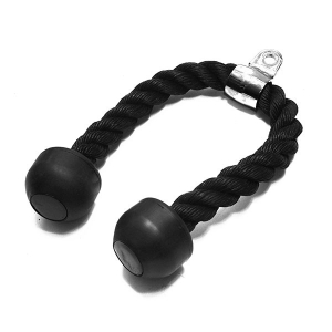 Triceps rope attachment for multigym