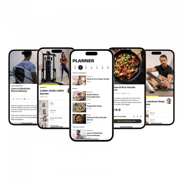 Planner and app view from Centr Digital Membership.
