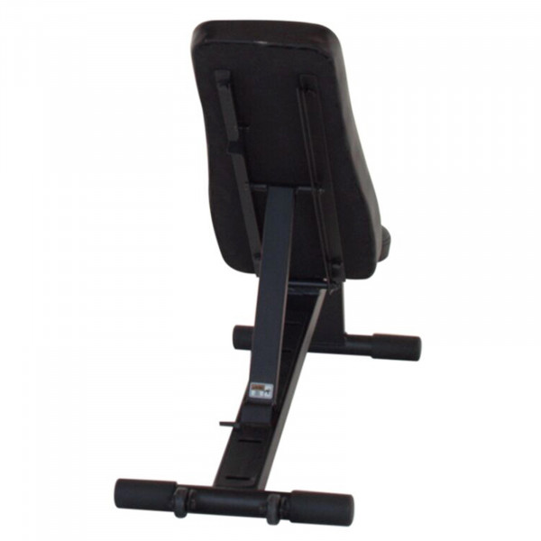 Rear view of the Centr Folding Workout Bench.
