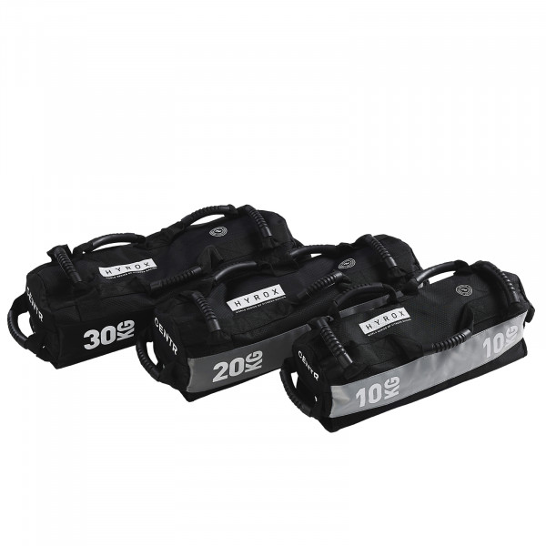 product image of the CENTRxHYROX Competition Sandbags showing the full product array