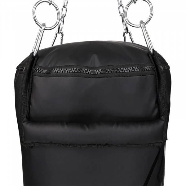 Closeup of the hanging chains and top of the Century Oversized 100lb Hanging Heavy Bag