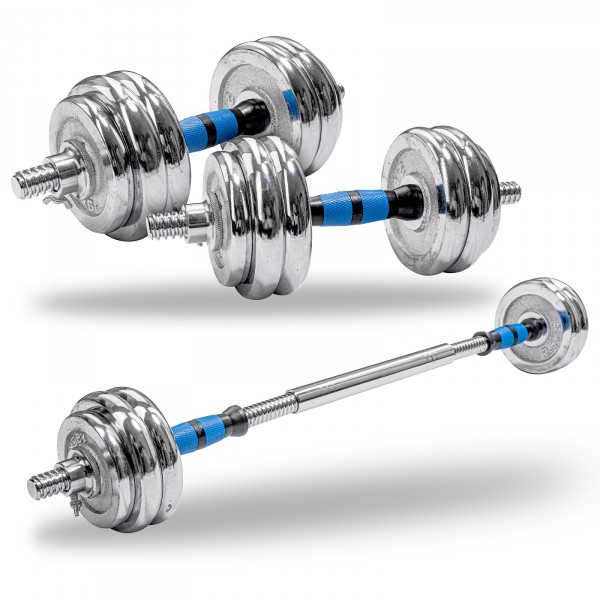 Climaqx 20kg Barbell & Dumbbell Set