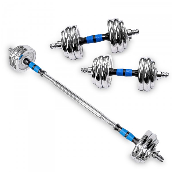 Climaqx 20kg Barbell & Dumbbell Set
