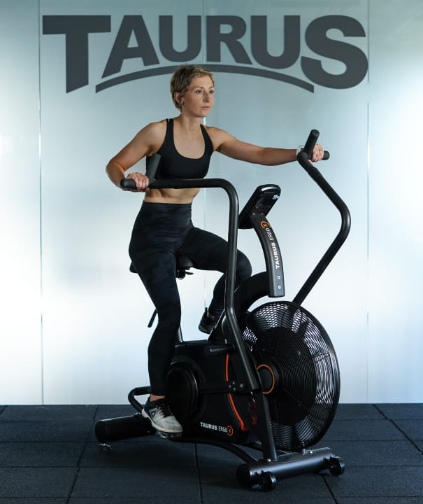 A person training on an taurus Ergo X.