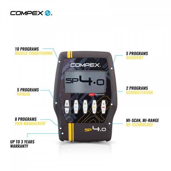 Informational image for the Compex SP 4.0 - Full product