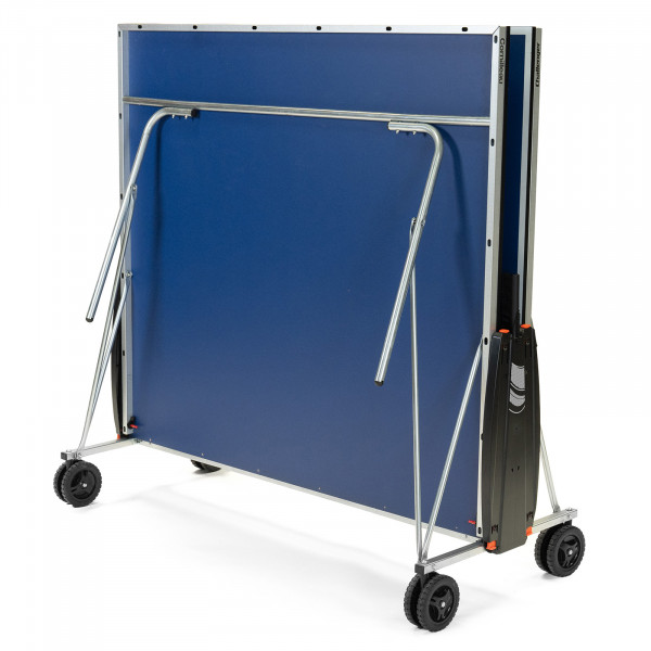 Rear view of the Cornilleau Challenger Indoor Table Tennis Table fully folded