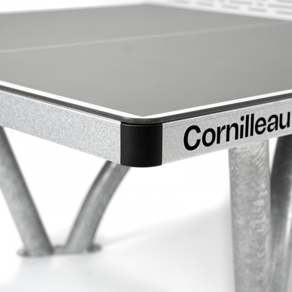 Corner view of the Cornilleau Park Outdoor Table Tennis Table