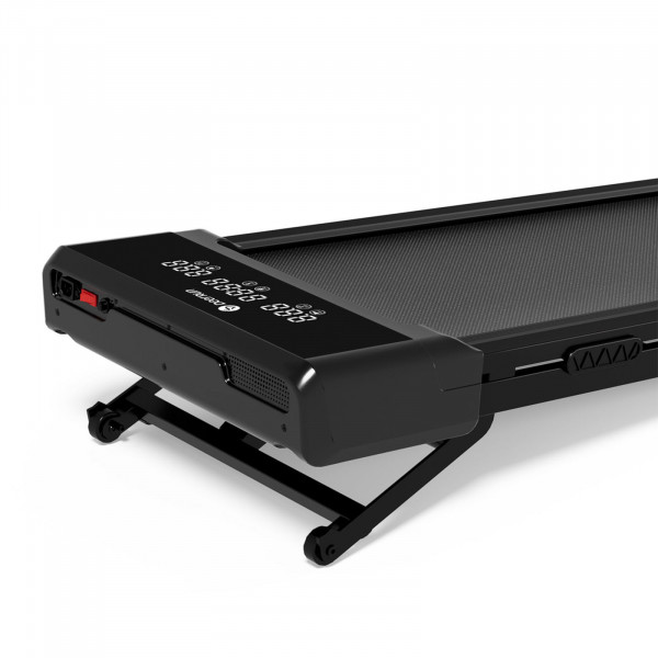 Closeup of the incline mechanism on the DeerRun Z10 Smart Auto Incline Walking Pad