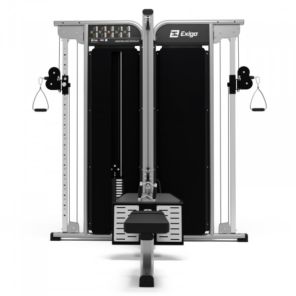 Front view of the Exigo 4 Station Jungle Gym