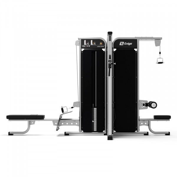 Side view of the Exigo 4 Station Jungle Gym