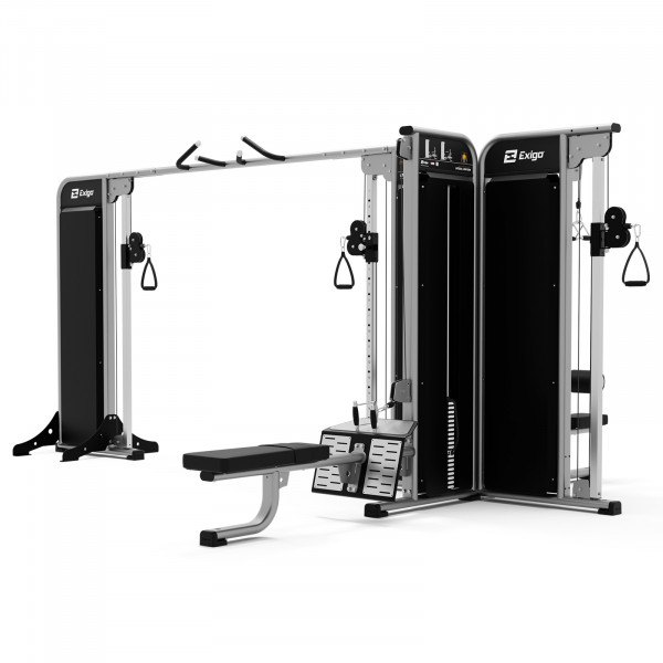 Front-right view of the Exigo 5 Station Jungle Gym