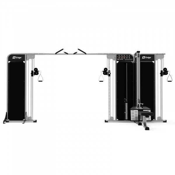 Front view of the Exigo 5 Station Jungle Gym