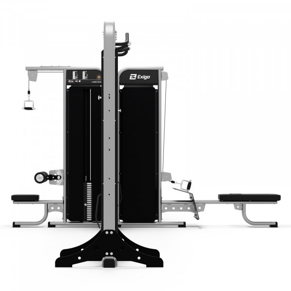 Left-side view of the Exigo 5 Station Jungle Gym