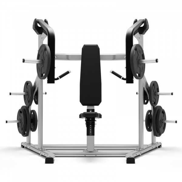 Front view of the Exigo ISO Incline Chest Press