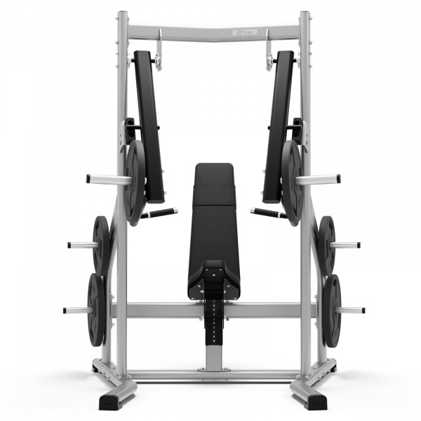 Front view of the Exigo ISO Decline Chest Press