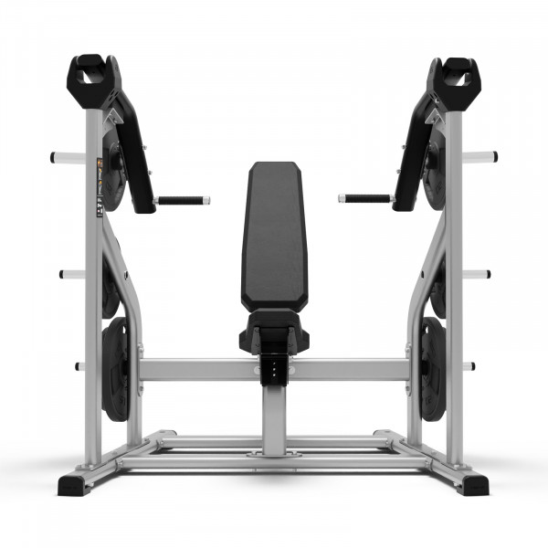 Front view of the Exigo ISO Front Pivot Shoulder Press