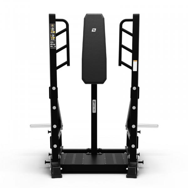 Front view of the Exigo Plate Loaded 2.0 ISO Standing Press