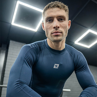 image of a model in a gym