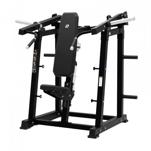 Front-right view of the Exigo Plate Loaded 2.0 ISO Shoulder Press