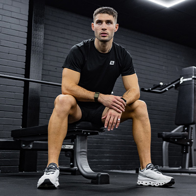 Image of an Exigo model sitting on a bench.