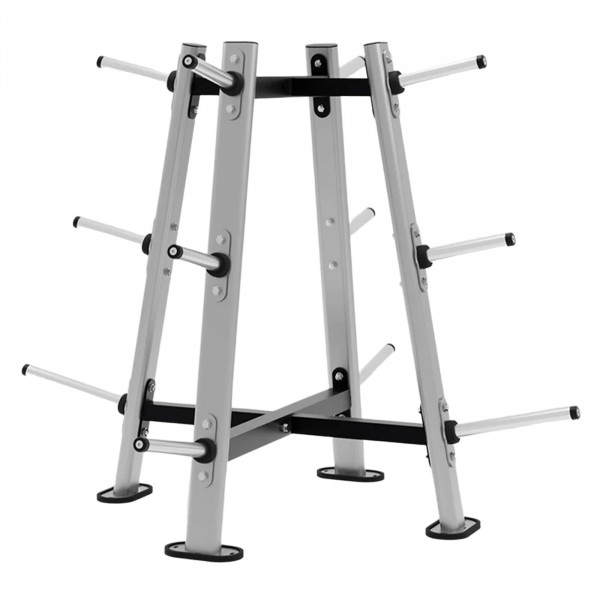 Front-right view of the Exigo Olympic Bumper Plate Weight Tree