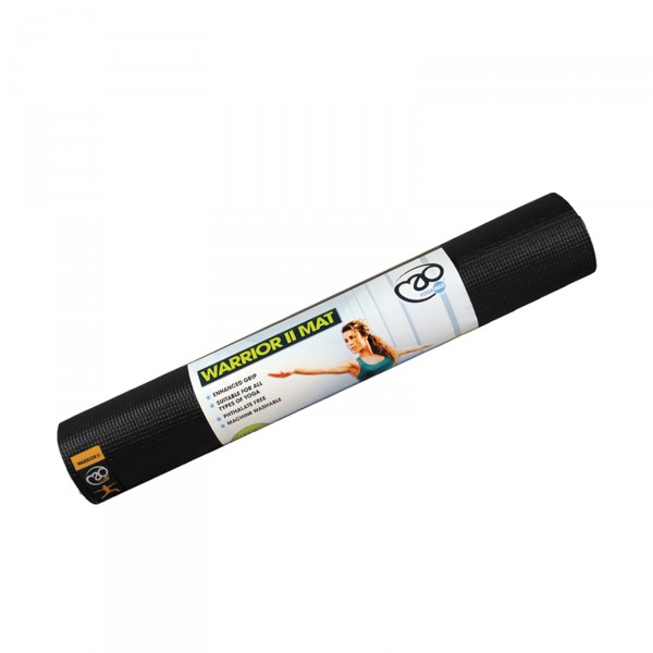 Enjoy stability in every pose thanks to the Yoga-Mad Warrior Yoga Mat II's non-slip surface.