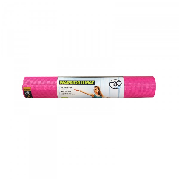 Stay safe and eco-conscious with the Yoga-Mad Warrior Yoga Mat II, made from phthalate-free PVC.