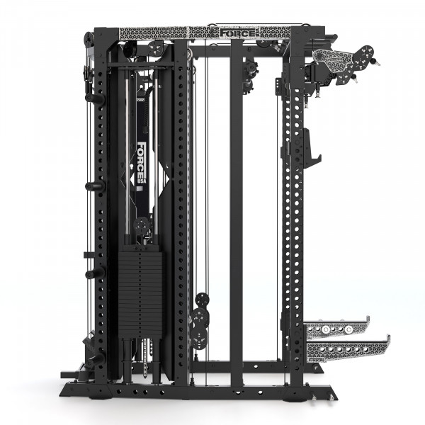 Left-side view of the Force USA C20 All-In-One Trainer