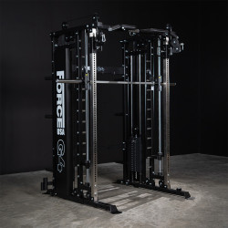 Angled training view of the Force USA G4 All-In-One Trainer
