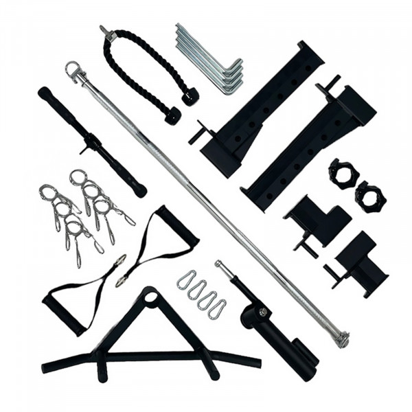 Included attachments for the Force USA G4 All-In-One Trainer