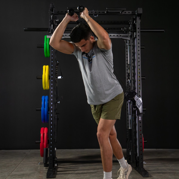 Lifestyle photograph of the Force USA M10 - Tricep extension