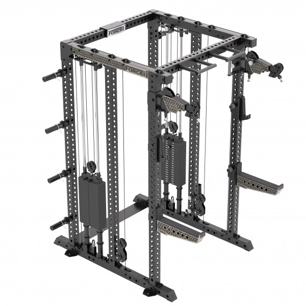 Hero image of the Force USA M20 with weight stack and no Smith bar
